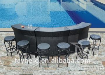 GW0005 outdoor furniture rattan bar set