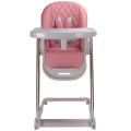 Chaise haute pour bébé avec plateau et siège réglables