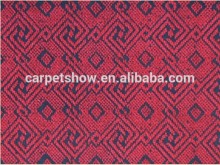 Nonwoven plain-surface exhibition carpet