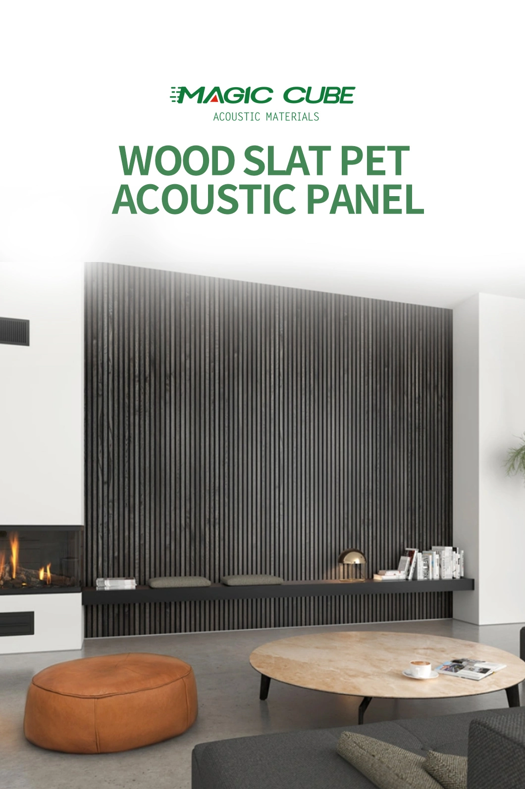 Timber Cladding Interior Sound Absorbing Panels Soft Panel Wall Board Light Wood Slats