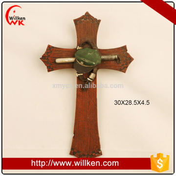 Hat belt decorative cross wall art western wall decor