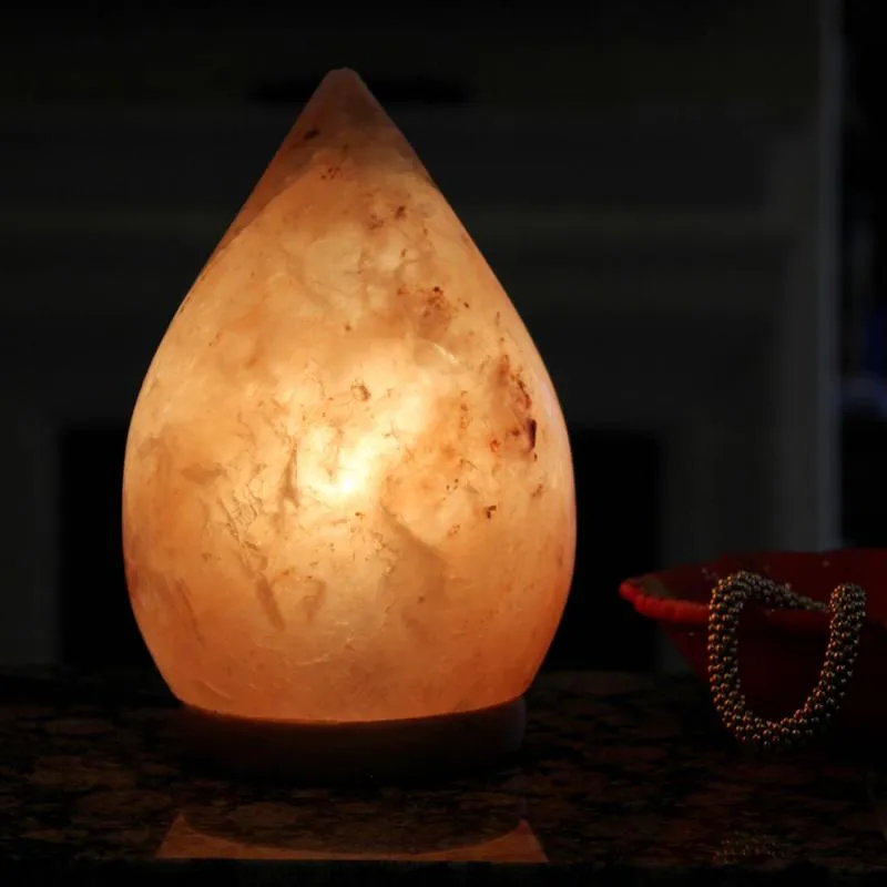 Wholesale Himalayan Salt Lamp with LED Lights for Home Decoration