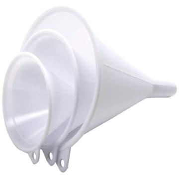 3PCS Plastic funnel set with strainer