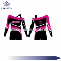 Strapless Long Sleeve Cheerleader Top