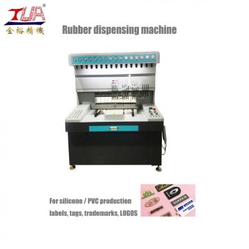 Rubber Logo Accessories Making Machine For Garment