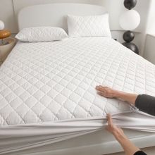 Solid Color Washable Mattress Protector
