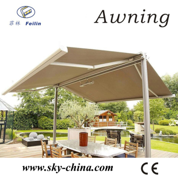Retractable awning modern electric fullcassette retractable awning