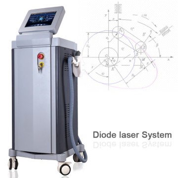 Permanent diode laser handpiece hair removal no pain