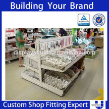 wholesale durable metal adjustable display shelf grocery store design