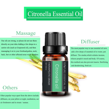 High Quality Personal Care Beauty Citronella Essential Oil