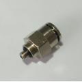 Air-Fluid Nickel-Plated Brass Straight P.T.C Fittings