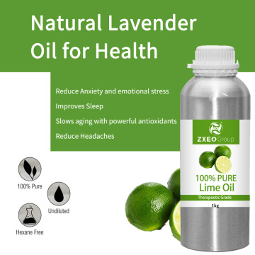 100% Pure Lime Essential Oil - Natural Lime Organic Oils with Quality Assurance Certificates