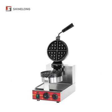 High Quality  Rotating Single Head Waffle Machine Waffle Makers