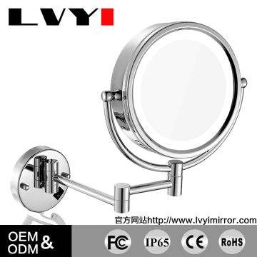 LVYI stylish bathroom lighted makeup mirrors,vanity magnifying mirrors with lights