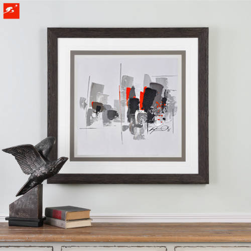 City Downtown Wall Art Handmade Abstract Painting