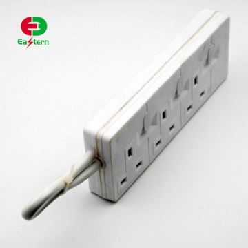 GCC PASSED Waterproof plain 4 gang uk adaptor socket outlets