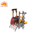 Outdoor Playground HPL Steel Climbing Structure