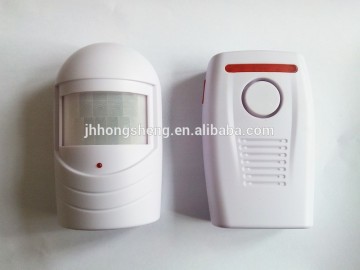 Wireless Security Alert System Door Chime driveway motion sensor post wall