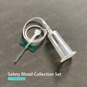 Safety Needle Set For Blood Collection CE