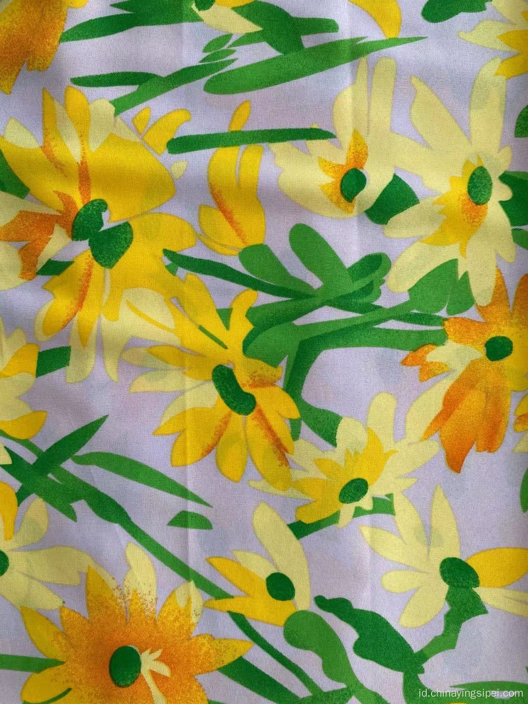 Hot Jual Four Way Stretch Woven Polyester Spandex Fabric