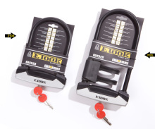 U style safety bicycle lock