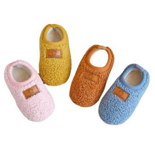 comfortable children's cotton slippers