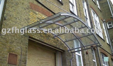 tempered glass canopy