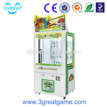 Happy Push coin operation vending crane prize pusher game machine