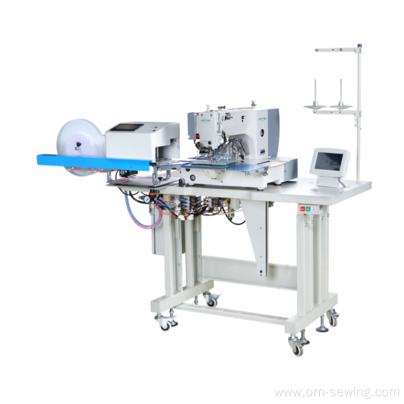 Automatic cutting-sewing velcro machine