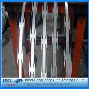 Single Coil Galvanized Razor Barbed Wire