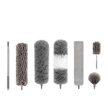Retractable Feather Duster for Household Dust Removal