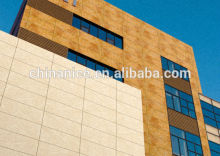white stone texture terracotta facade panel