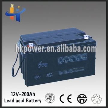 Good performance 12v 200ah dry charged lead acid battery