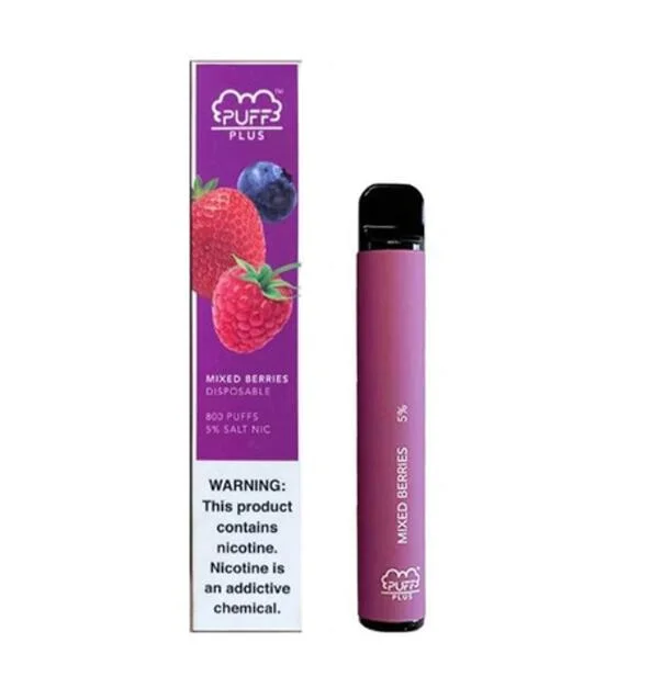 Factory Ready to Ship Electronic Cigarette Vaporizer 800 Puffs Puff Plus Disposable Vape
