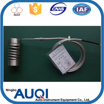 Ningbo Auqi water immersion electric coil heater element, spring shape flange immersion heater, quick 12v immersion water heater
