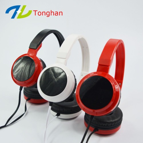 Micro stereo headphone mp3 music player wired headset from professional oem headphone manufacturer