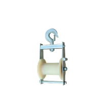 Efficient bundle conductor pulley