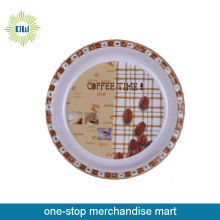 round food plastic plate