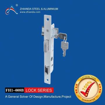 flush lock two face A sliding door lock A window lock