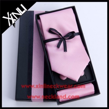 Mens Wholesale Popular Design Silk Tie and Hanky Sets