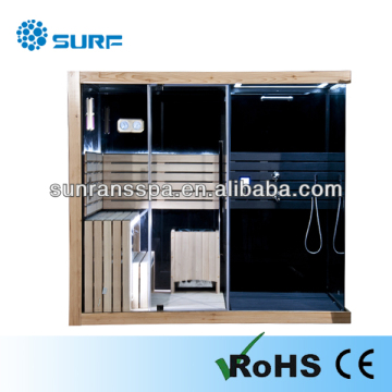 Royal style sanua and shower conbination room