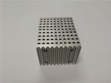 Sandblasted and anodized clamping block AL7075