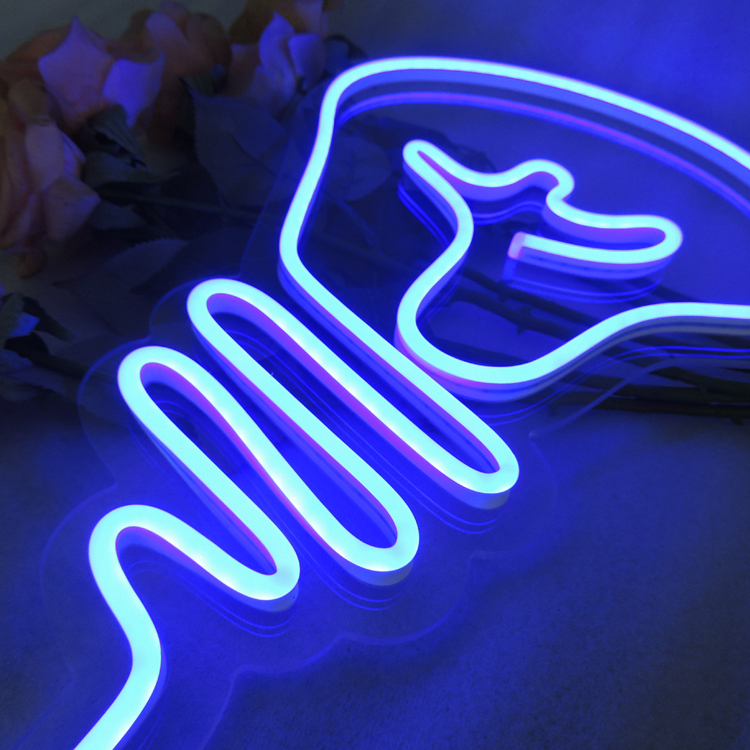 New Design Bulk Drop Shipping Custom Made Indoor Outdoor Neon Acrylic Sign 12V LED Flexible Neon Light Sign for bulb