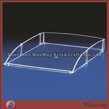 Carved Office Acrylic Document Tray
