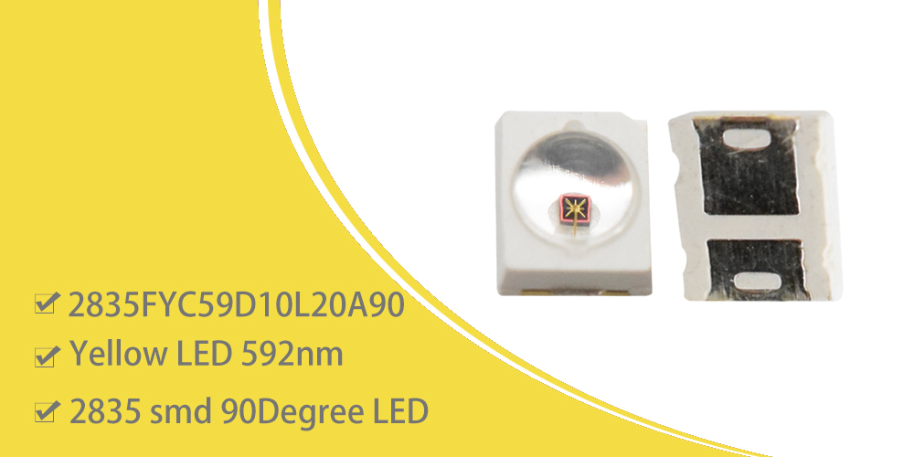 2835 SMD LED 592nm detail