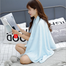 Microfiber Enlarge Comfortable Coral Bath Fabric