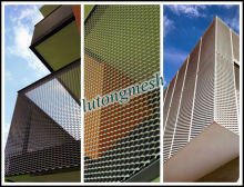Building wall exterior decorative metal mesh