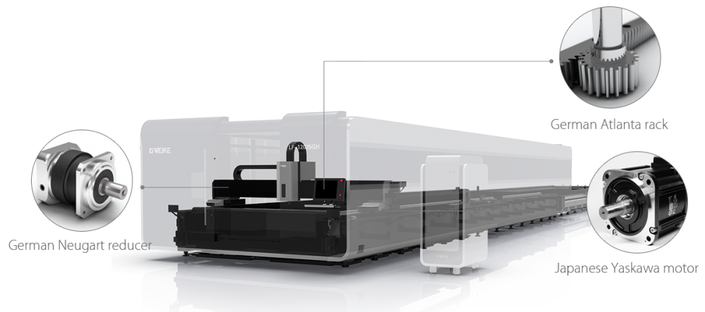 Máquina de corte a laser em engenharia