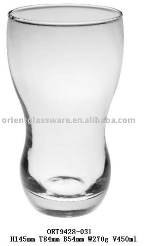 glass cup narrow bottom