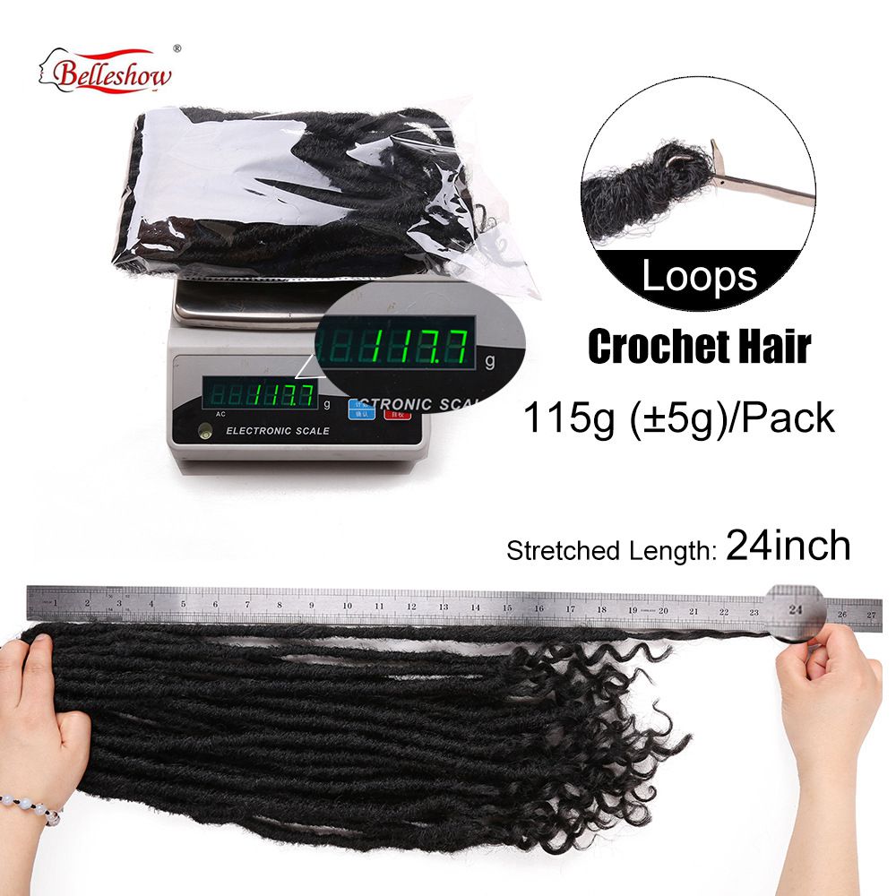 Hot sell synthetic fashion crochet hair SOUL GODDESS 20inch low temperature flame retardant silk ombre faux dreadlocks hair